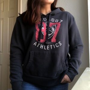 Aeropostale Athletics Gray Hoodie